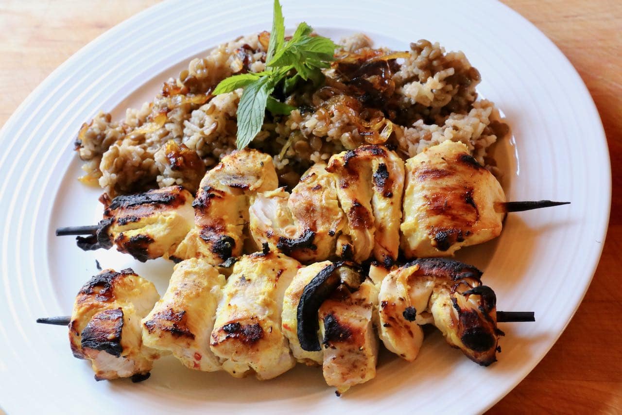 Now you're an expert on how to make the best juicy barbecued Joojeh Kabab Persian Saffron Chicken recipe!