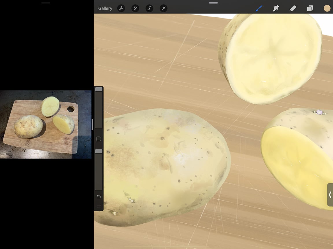 Procreate Tutorial: Zoom in to get your details just right