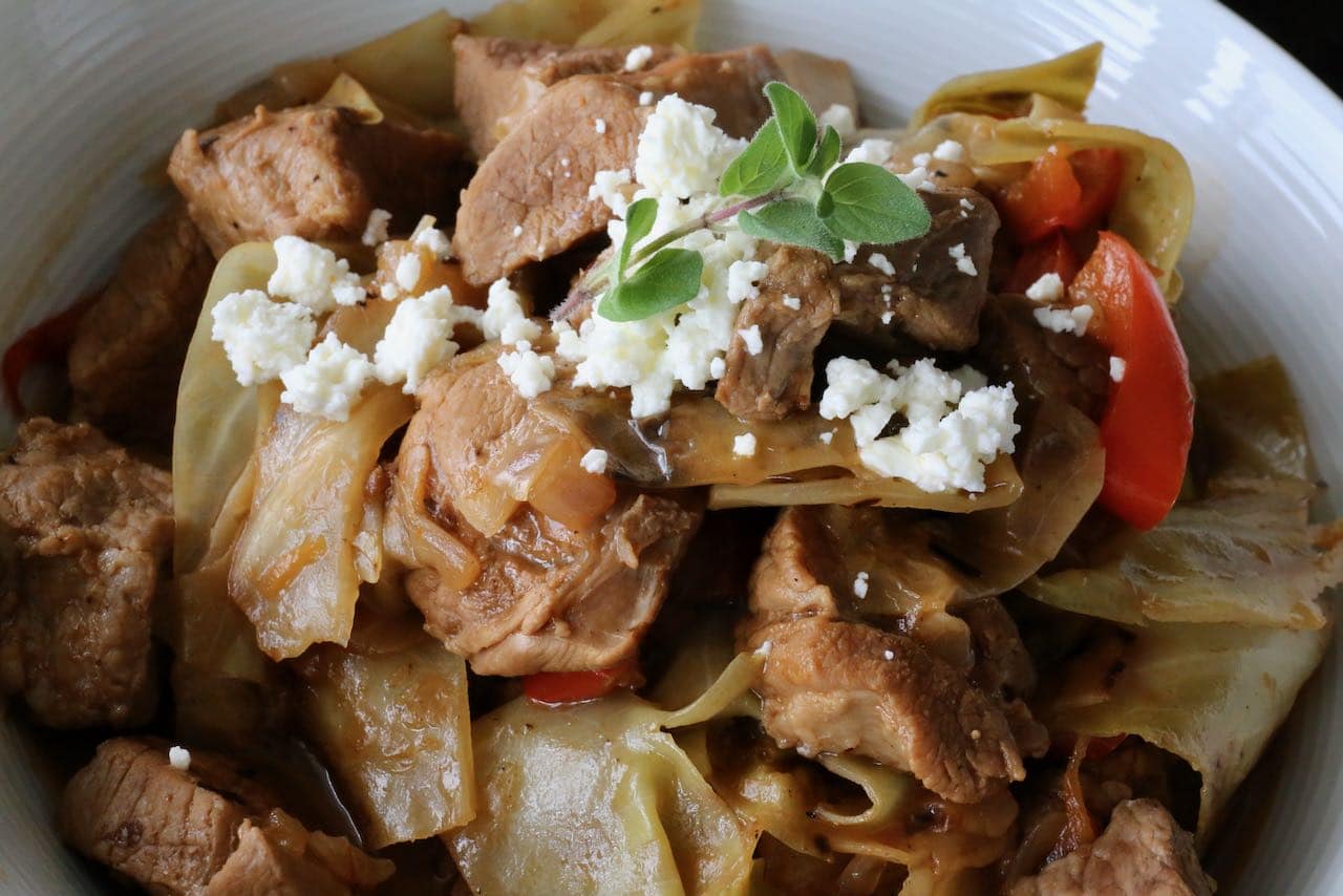 Now you're an expert on how to make traditional Greek Pork and Cabbage Stew!