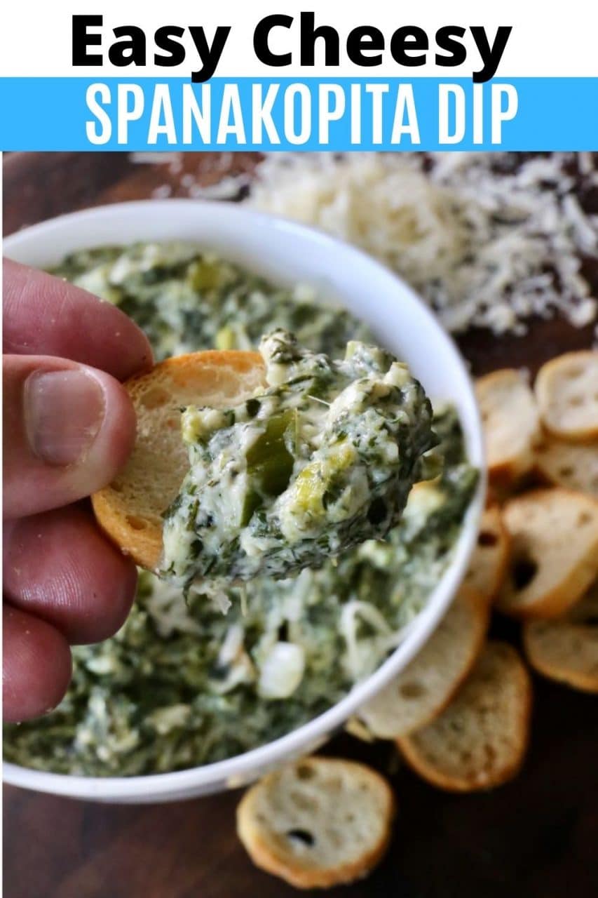Save our Easy Spanakopita Dip Recipe to Pinterest!