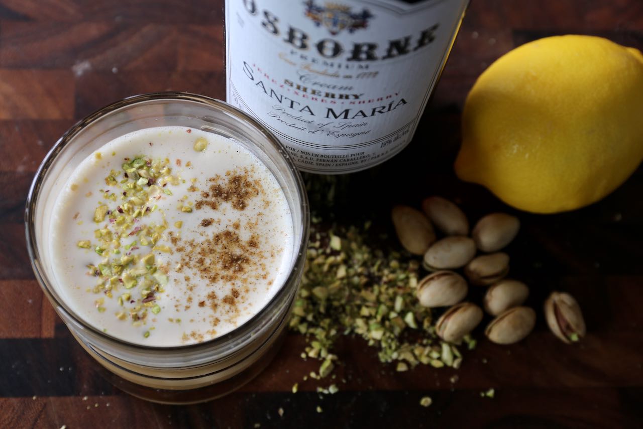 We love serving this easy Cream Sherry Cocktail during the Christmas holidays. 