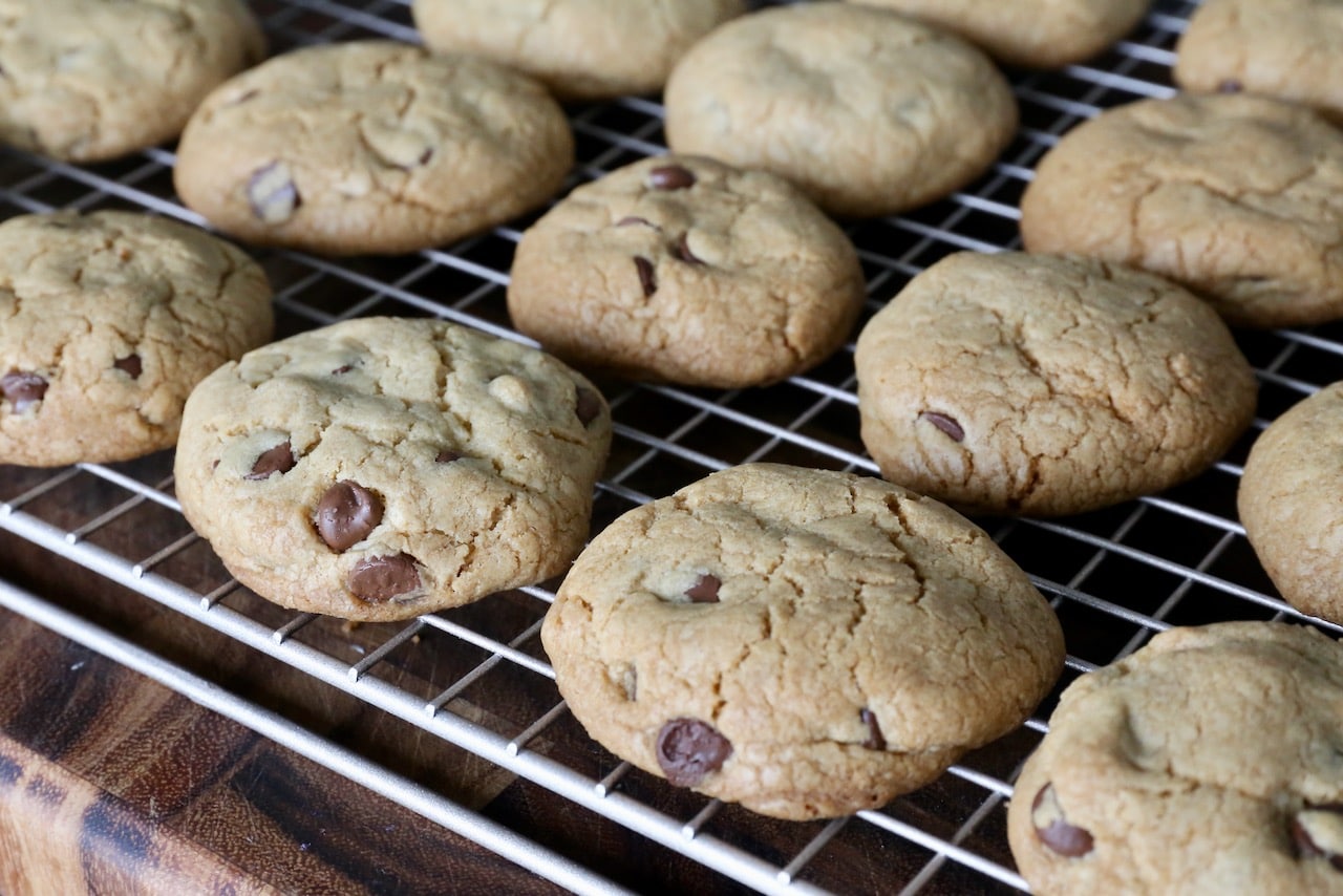 We love making these Olive Oil Cookies with chocolate chips.