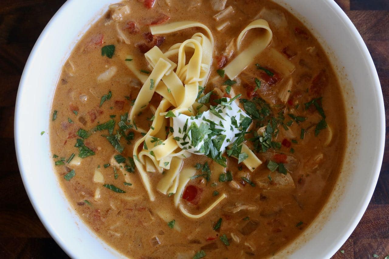 Chicken Paprika Soup Photo Image.