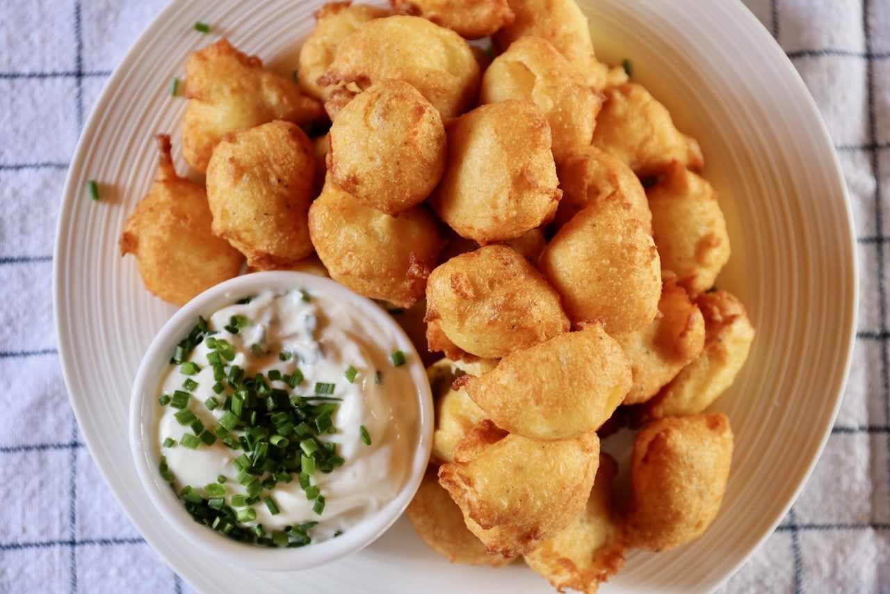 Now you're an expert on how to make potato fritters!