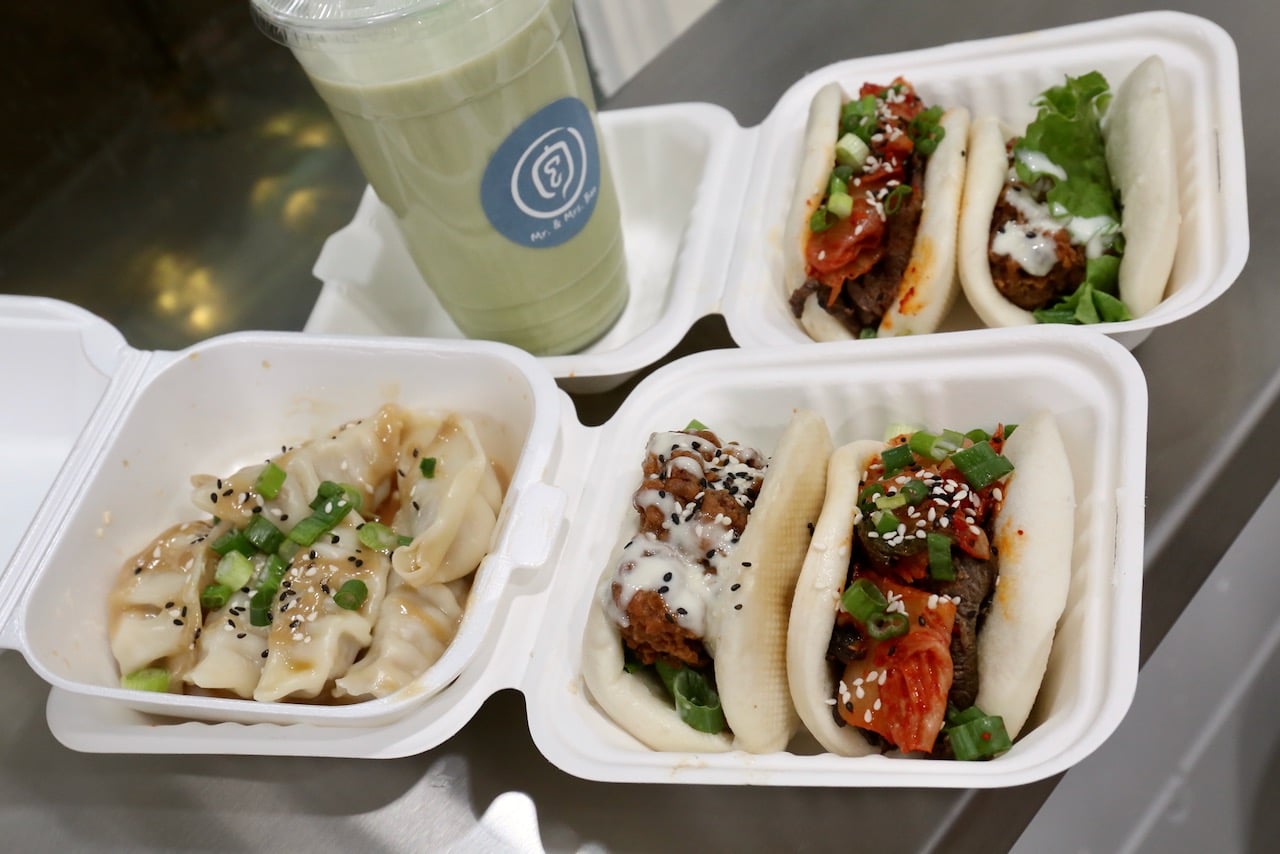 Mr & Mrs Bao offers creative Chinese take out options.