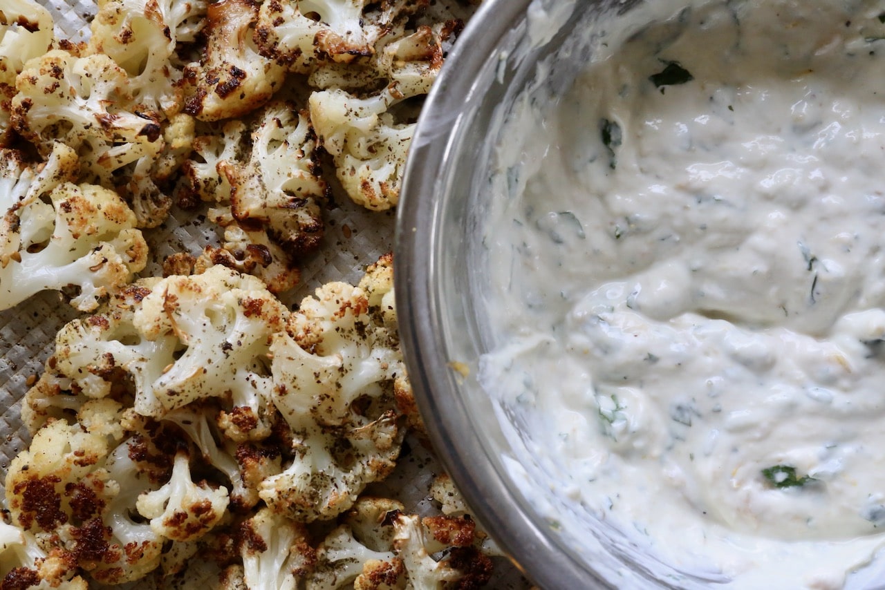 Lebanese Cauliflower can be served as a snack or side dish at a Middle Eastern dinner party.