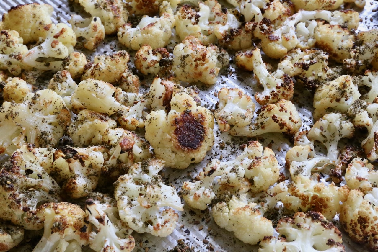Our easy homemade Lebanese Cauliflower recipe features florets tossed in Middle Eastern spices.