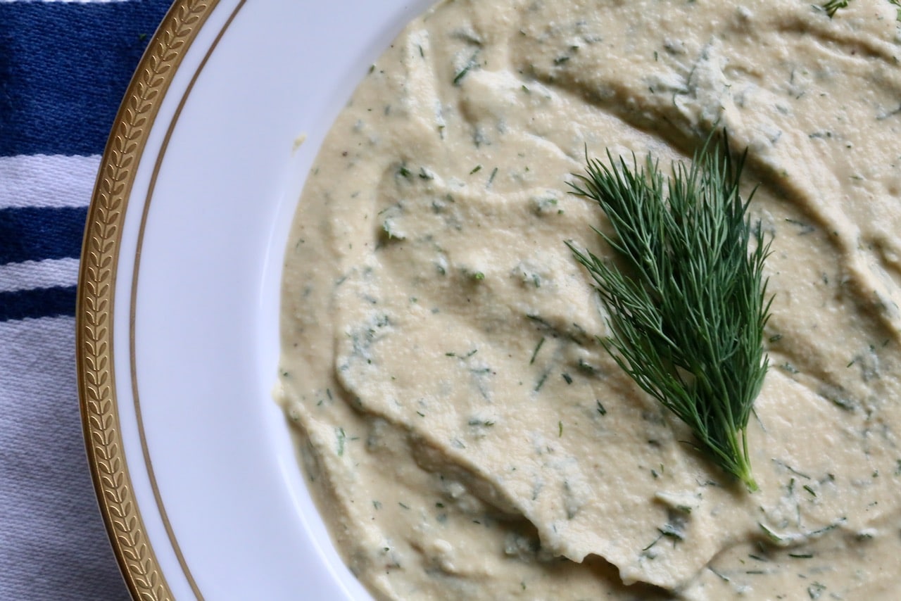Now you're an expert on how to make the best Lemon Dill Hummus!