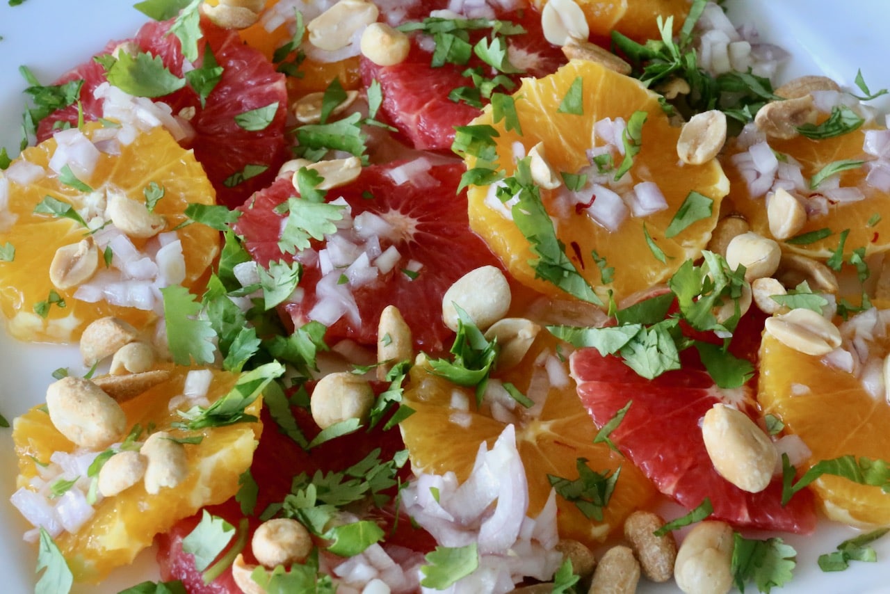 This Peanut Salad recipe is one of our favorite ways to eat oranges and grapefruits. 