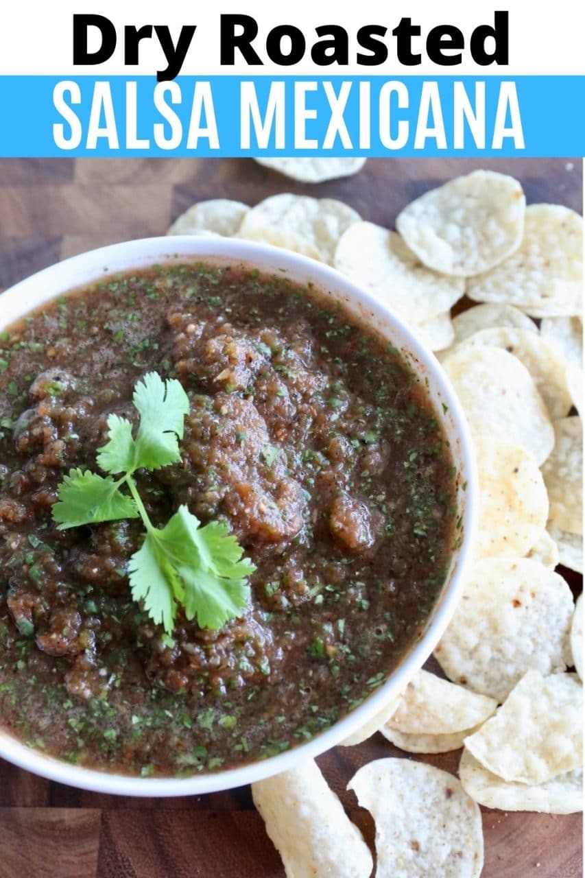 Save our Healthy Vegan Dry Roasted Salsa Mexicana recipe to Pinterest!