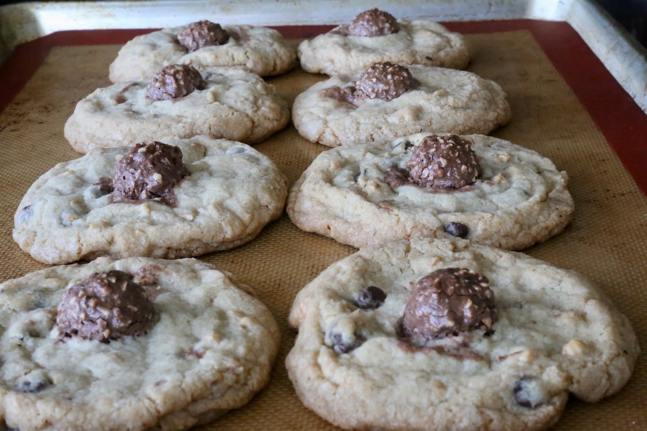 Ferrero Rocher Cookies Photo Image.