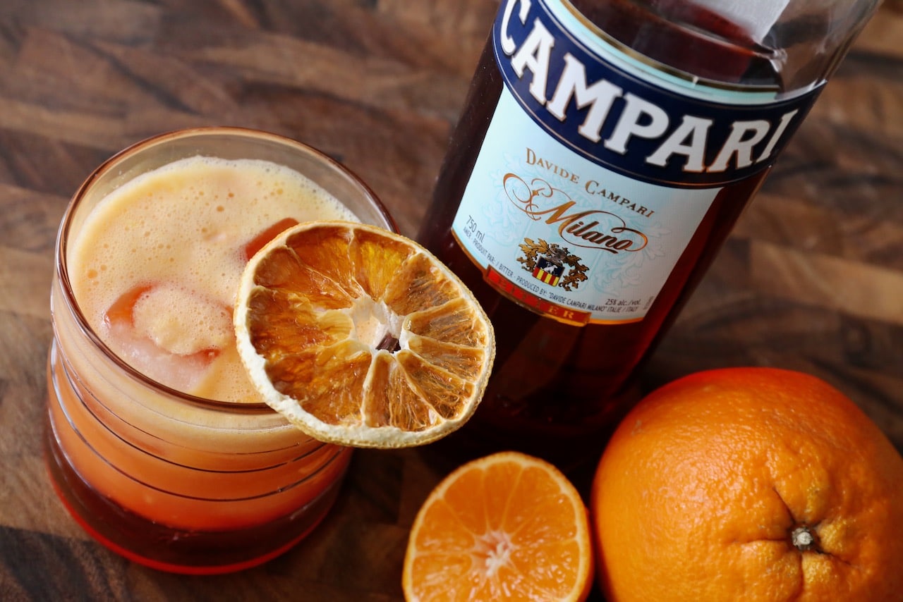 The Garibaldi is the perfect Italian cocktail to serve at brunch.
