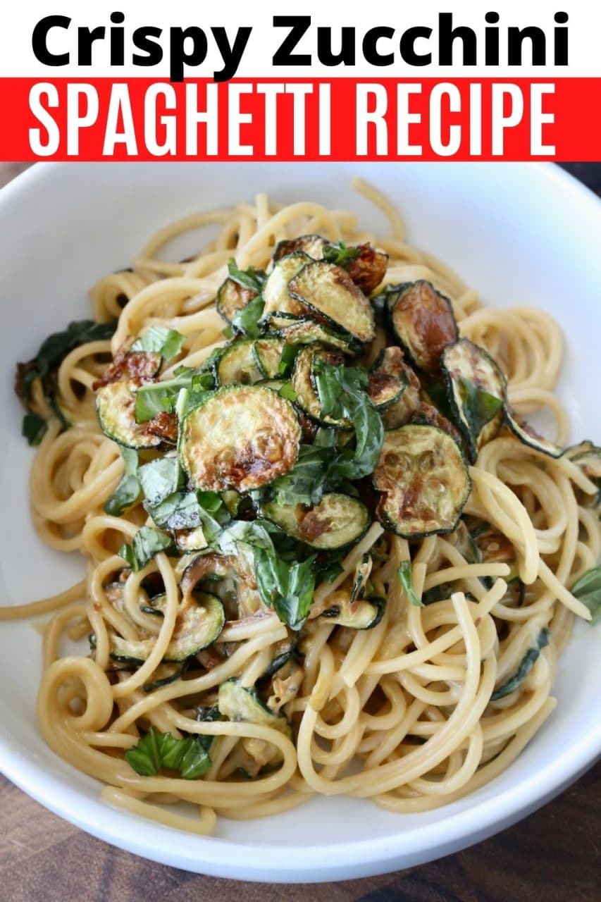 Save our traditional Pasta Nerano Spaghetti con Zucchine recipe to Pinterest!