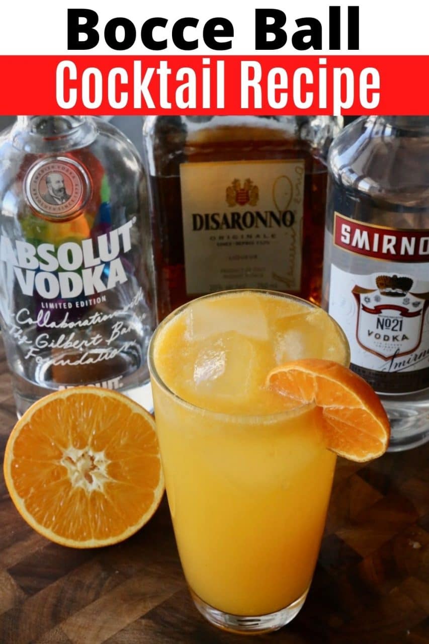 Save our Bocce Ball Cocktail Drink recipe to Pinterest!