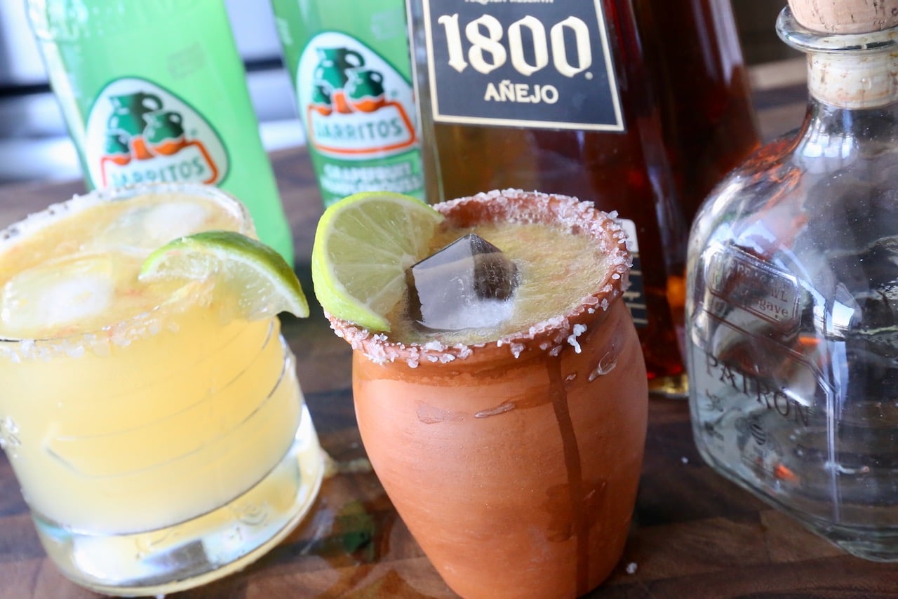 Mexican Cantaritos Craft Cocktail Recipe.