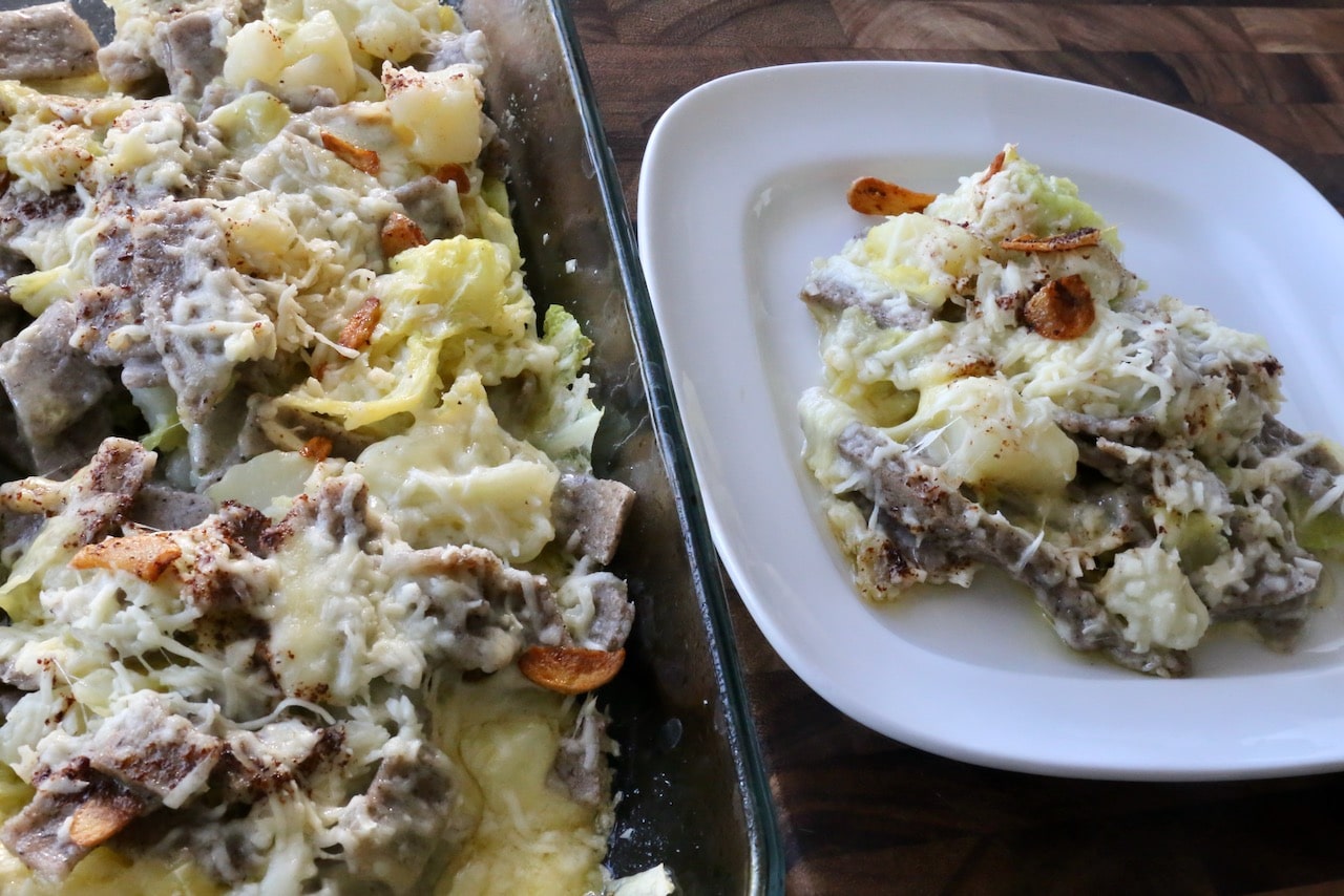 Pizzoccheri alla Valtellinese Pasta Photo Image.