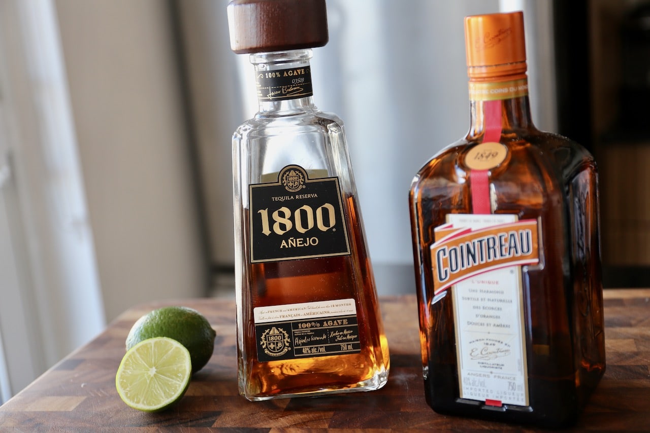 Easy 1800 Margarita recipe ingredients.