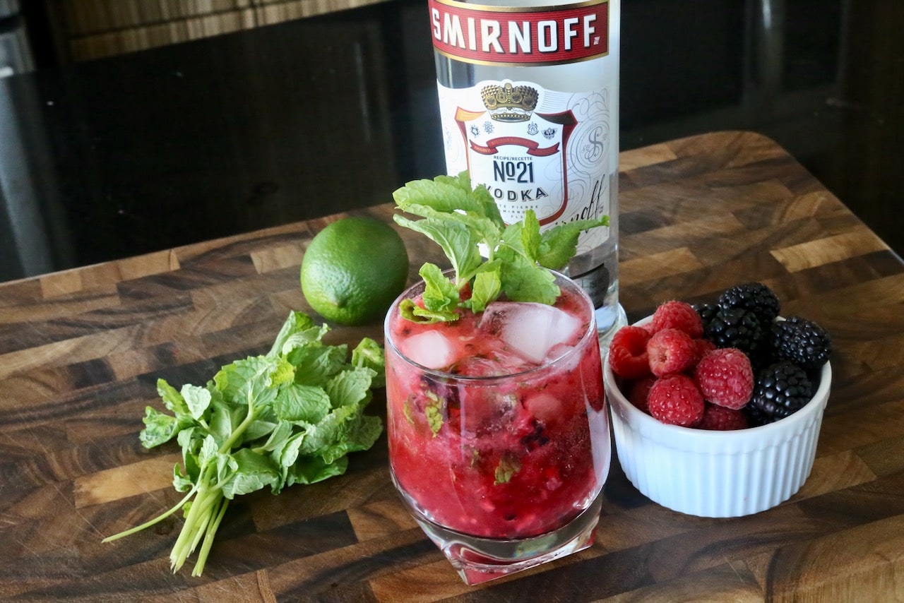 Now you're an expert on how to make the best easy Berry Vodka Smash Cocktail recipe!