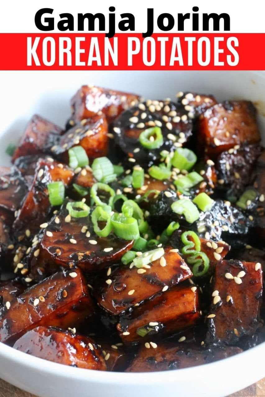 Save our Gamja Jorim Korean Braised Potatoes recipe to Pinterest!