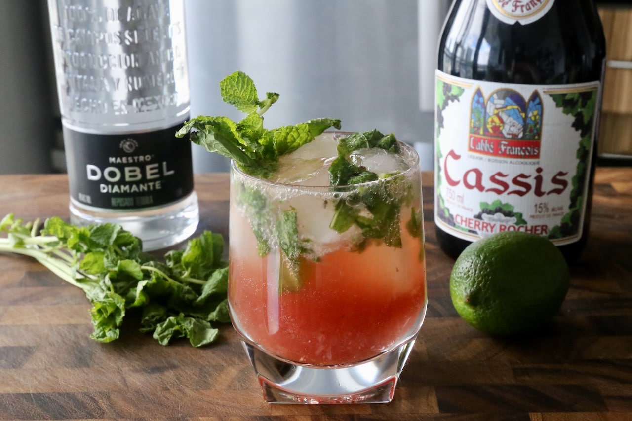 Mexican Mojito Diablo Cocktail Photo Image.
