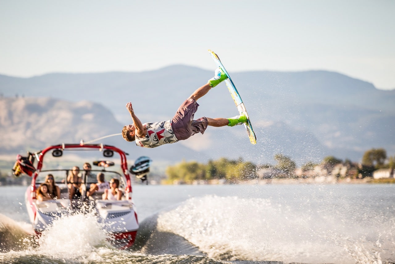 In the summer cool off in Osoyoos Lake.