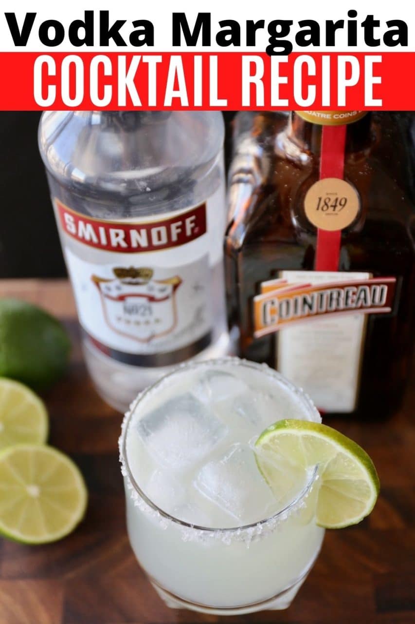 Save our Vodka Margarita Cocktail recipe to Pinterest!
