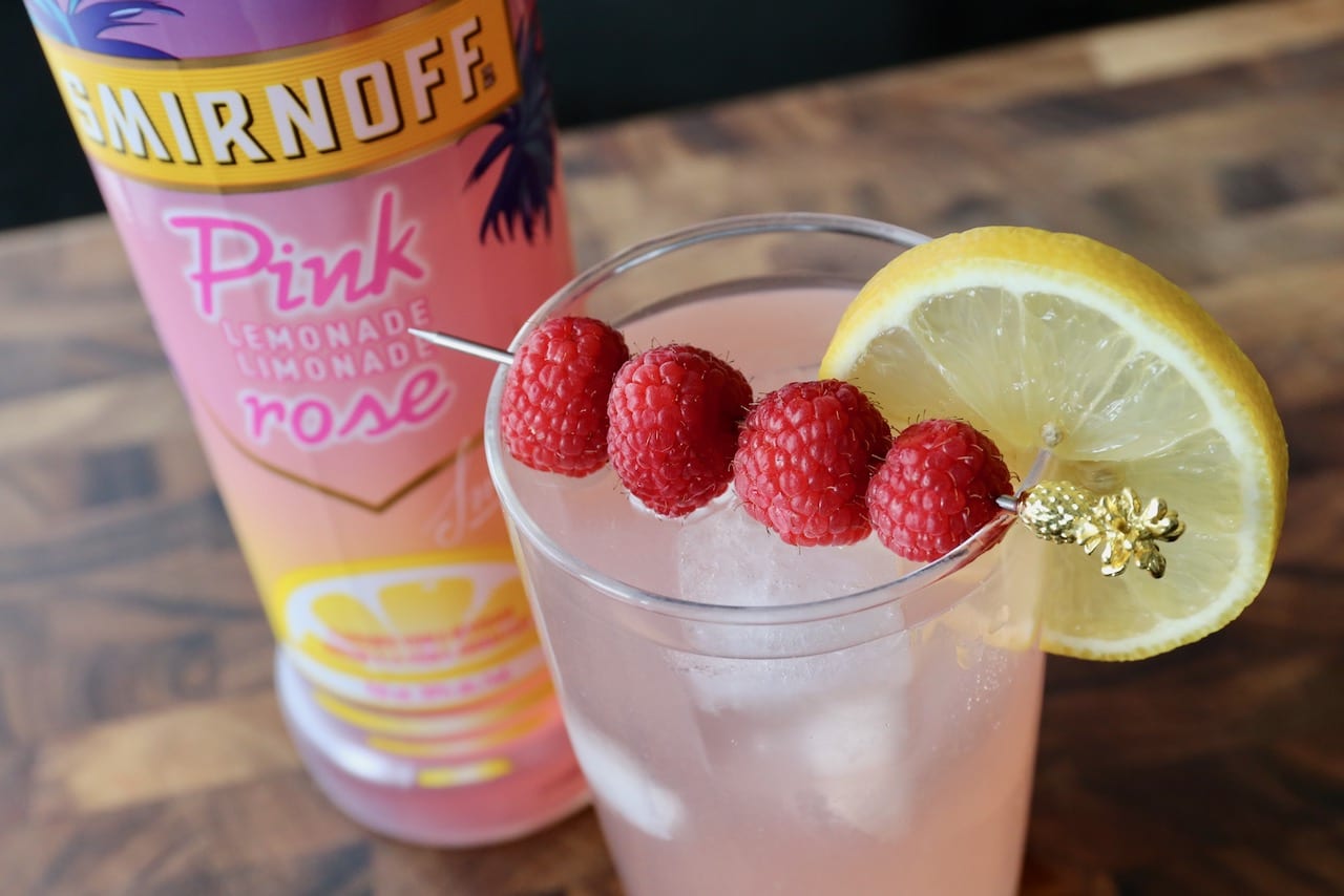 Smirnoff Vodka Pink Lemonade Cocktail Drink Recipe - dobbernationLOVES