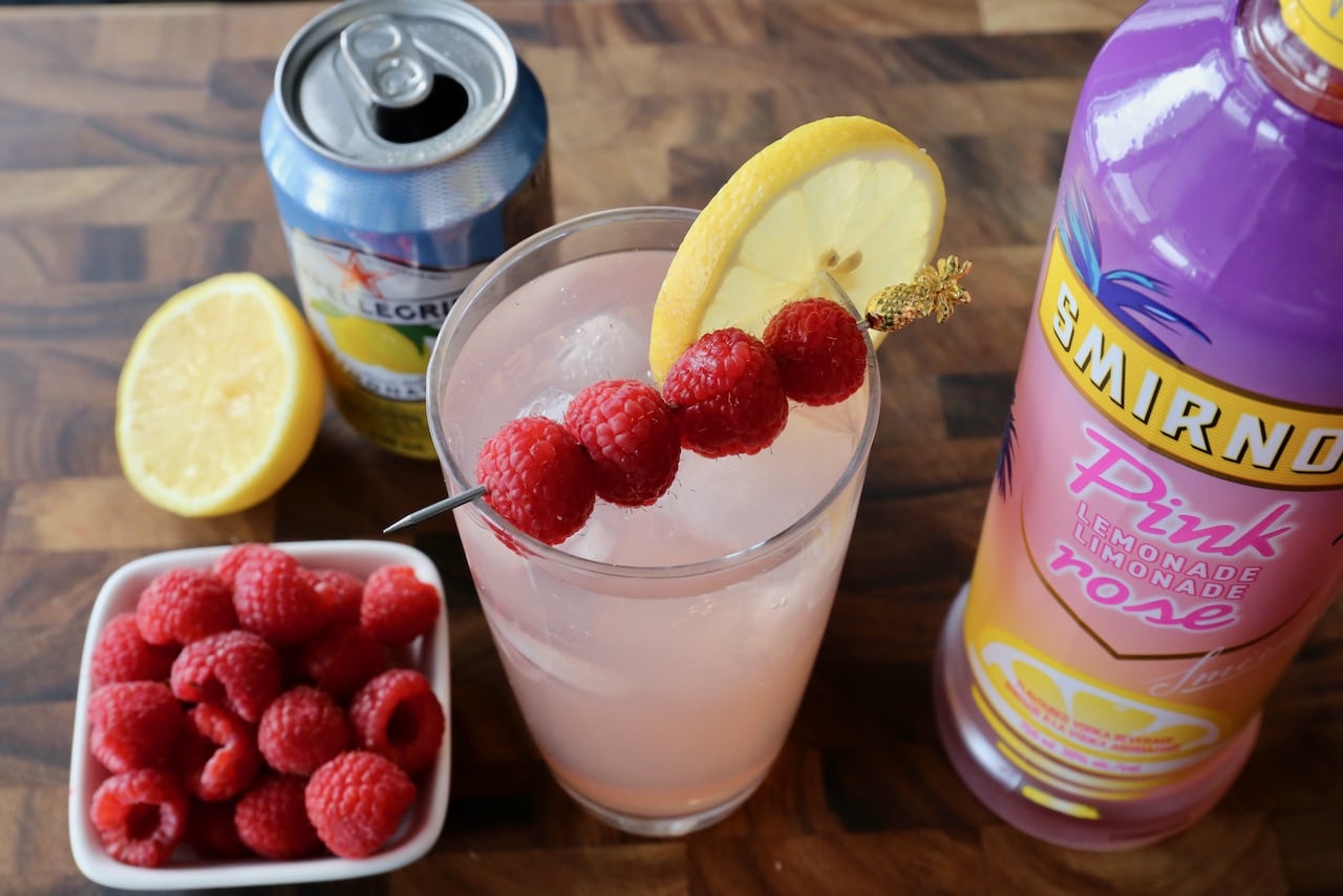 Serve this Vodka Pink Lemonade recipe as a refreshing drink at summer barbecues, spring garden parties and Mother's Day brunch.