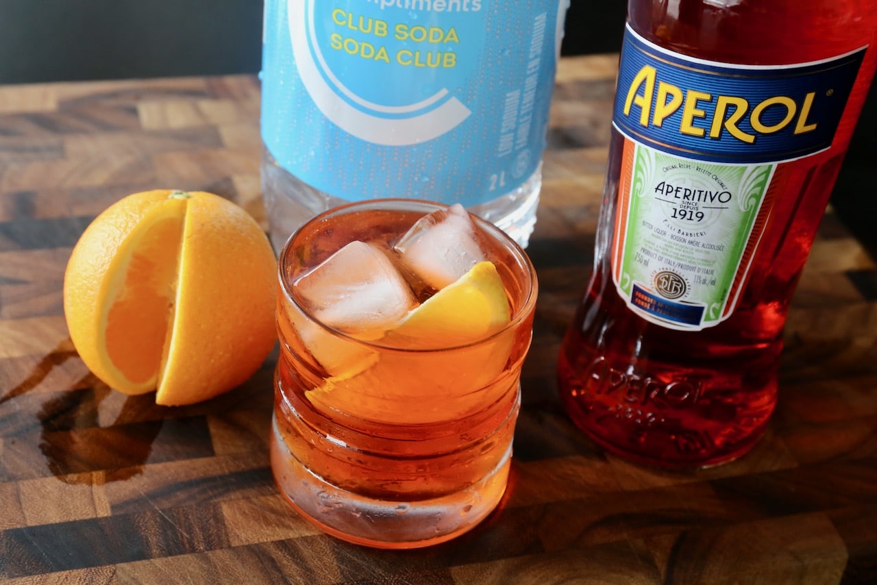 Aperol Soda Photo Image.