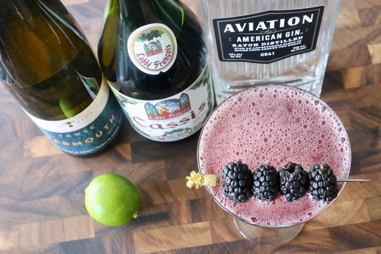 We love serving this refreshing Cassis Cocktail on hot summer days during peak berry season.