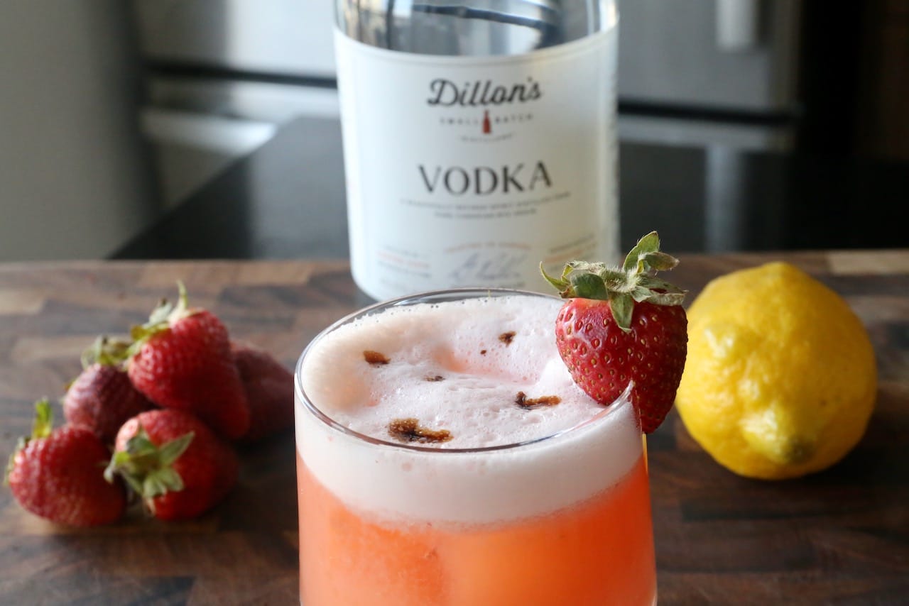 Strawberry Fields Cocktail Photo Image.