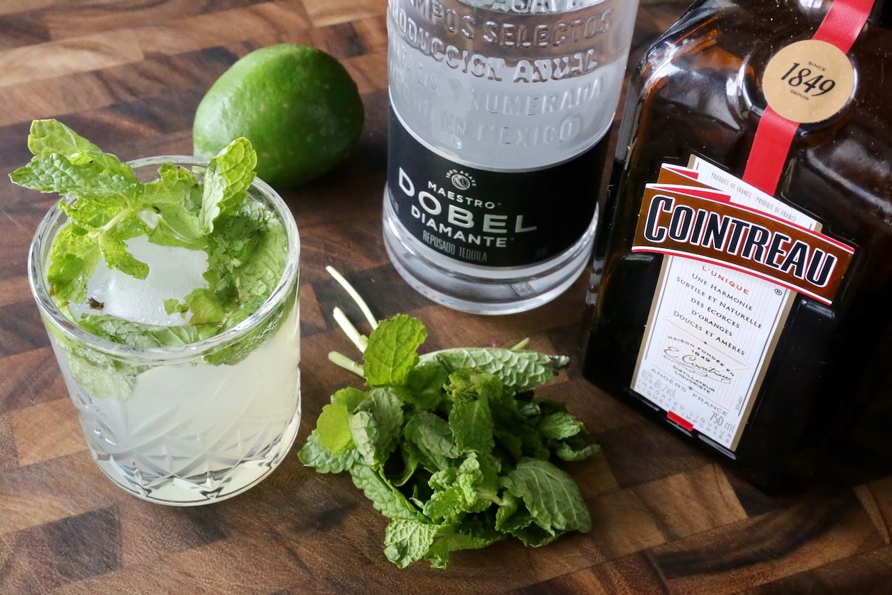 We love making Tequila Smash cocktails in the summer when fresh mint is growing in the garden.