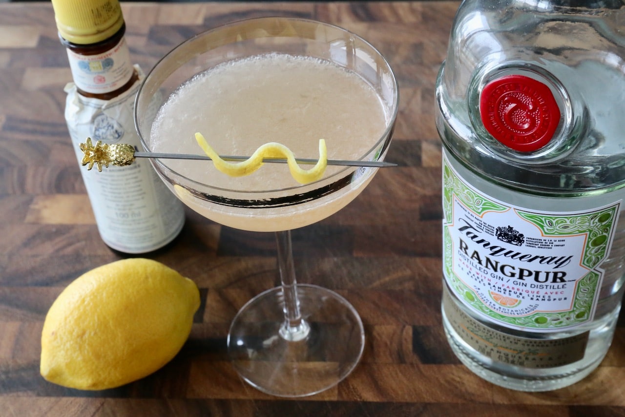 Serve this Fitzgerald drink in a classy coupe cocktail glass.