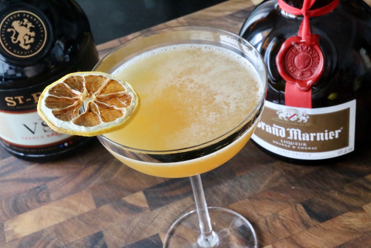 Now you're an expert on how to make the perfect Grand Marnier Sidecar Cocktail!