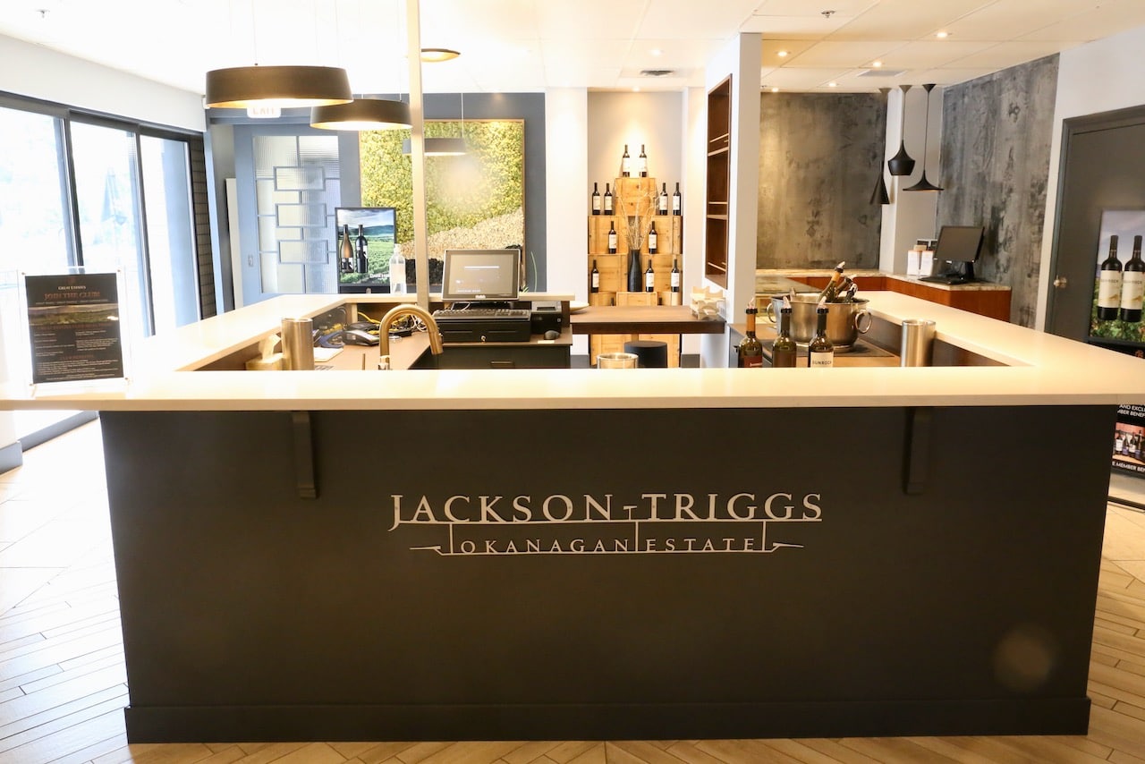 Jackson Triggs offers a tasting room in Oliver, a brand that Niagara wine lovers will recognize.