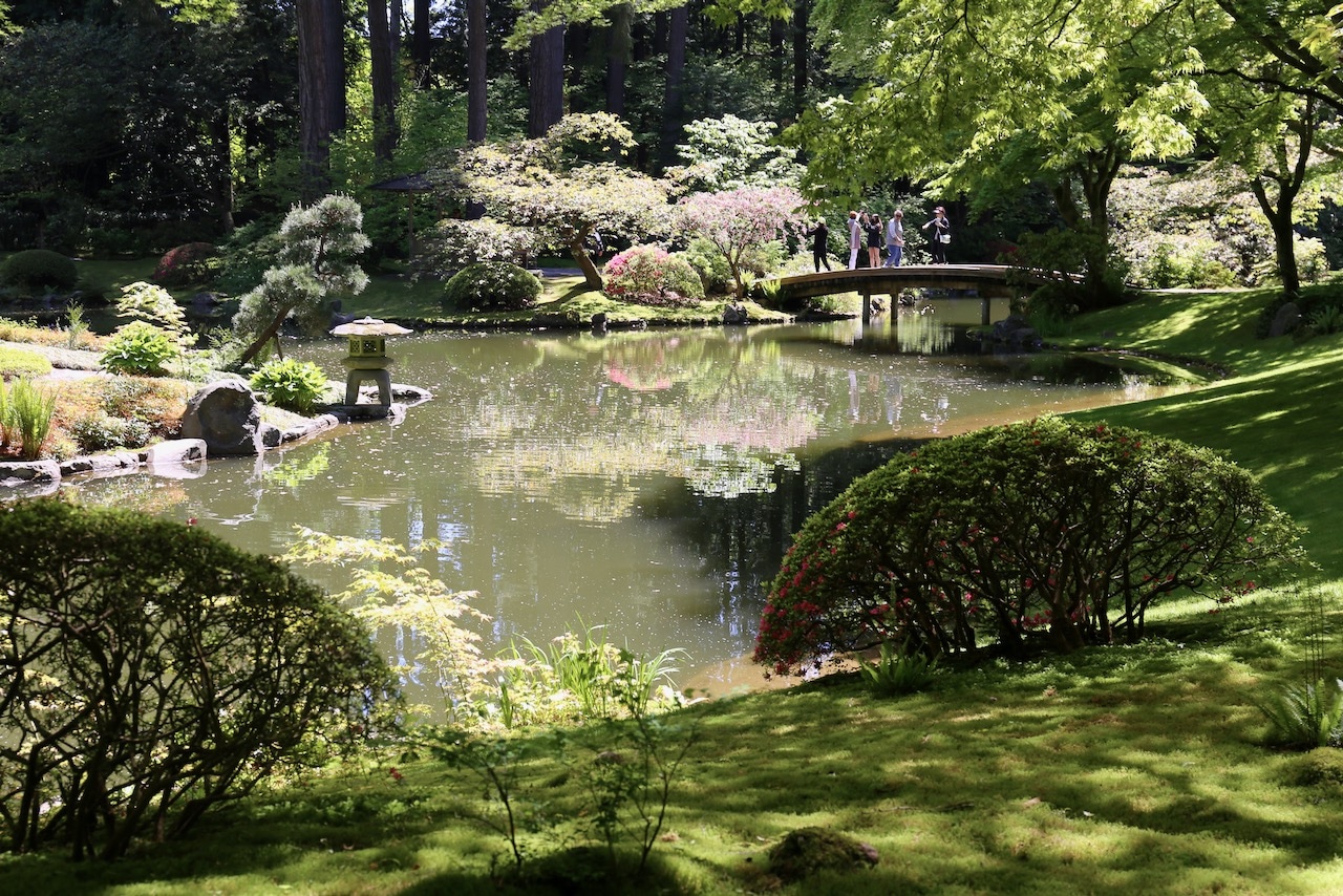 Nitobe Memorial Garden in Vancouver at UBC campus.