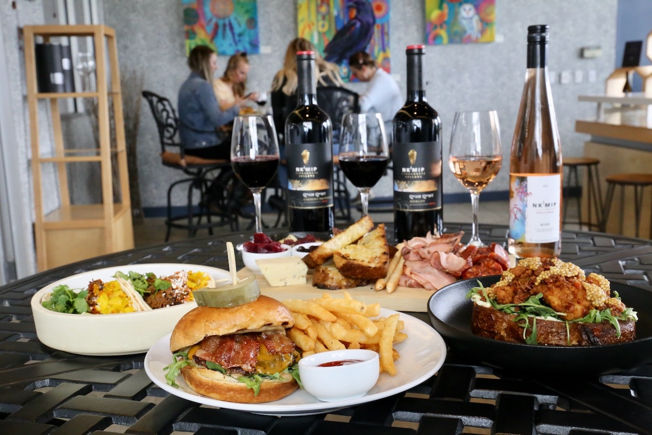 Nk'Mip Cellars is the only Osoyoos Winery the is indigenous owned and operated. They serve a delicious lunch with a view!