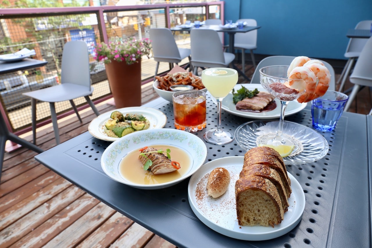 Bar Mignonette is a seafood lovers Parisian paradise. The petite rooftop patio is located above Patois overlooking Dundas West.