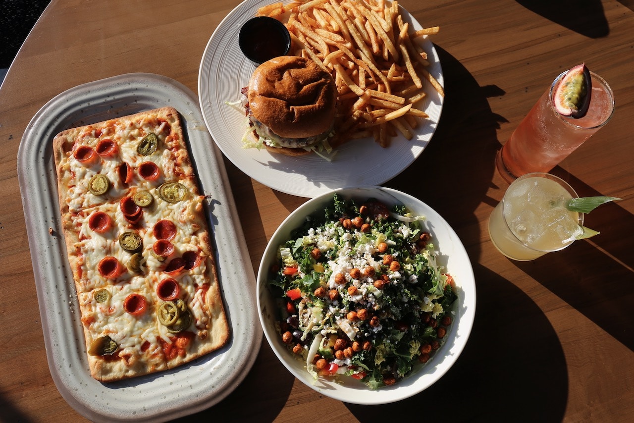 Enjoy finger food and cocktails on the Hotel X Toronto Rooftop.