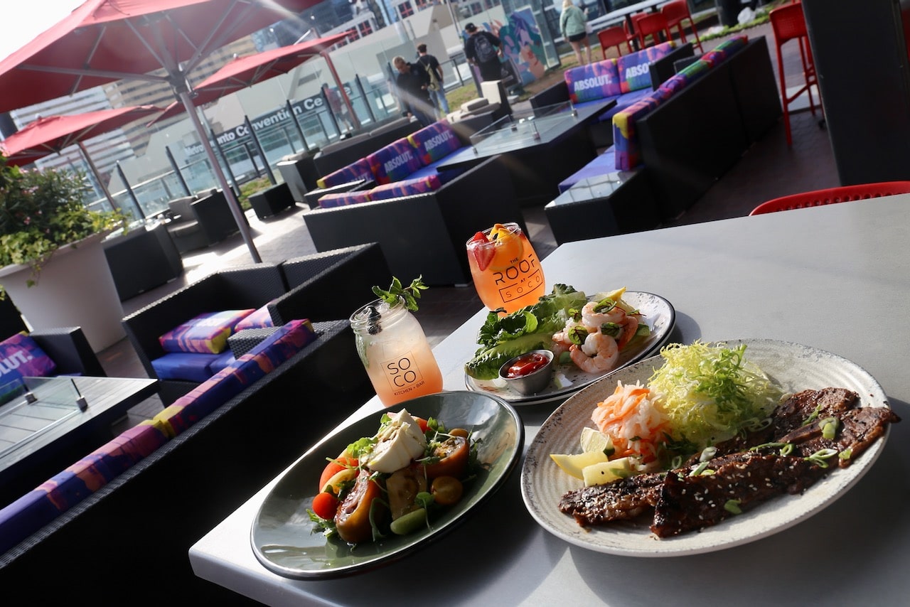 Rooftop Patios in Toronto: The Roof at SOCO in the Delta Hotel.