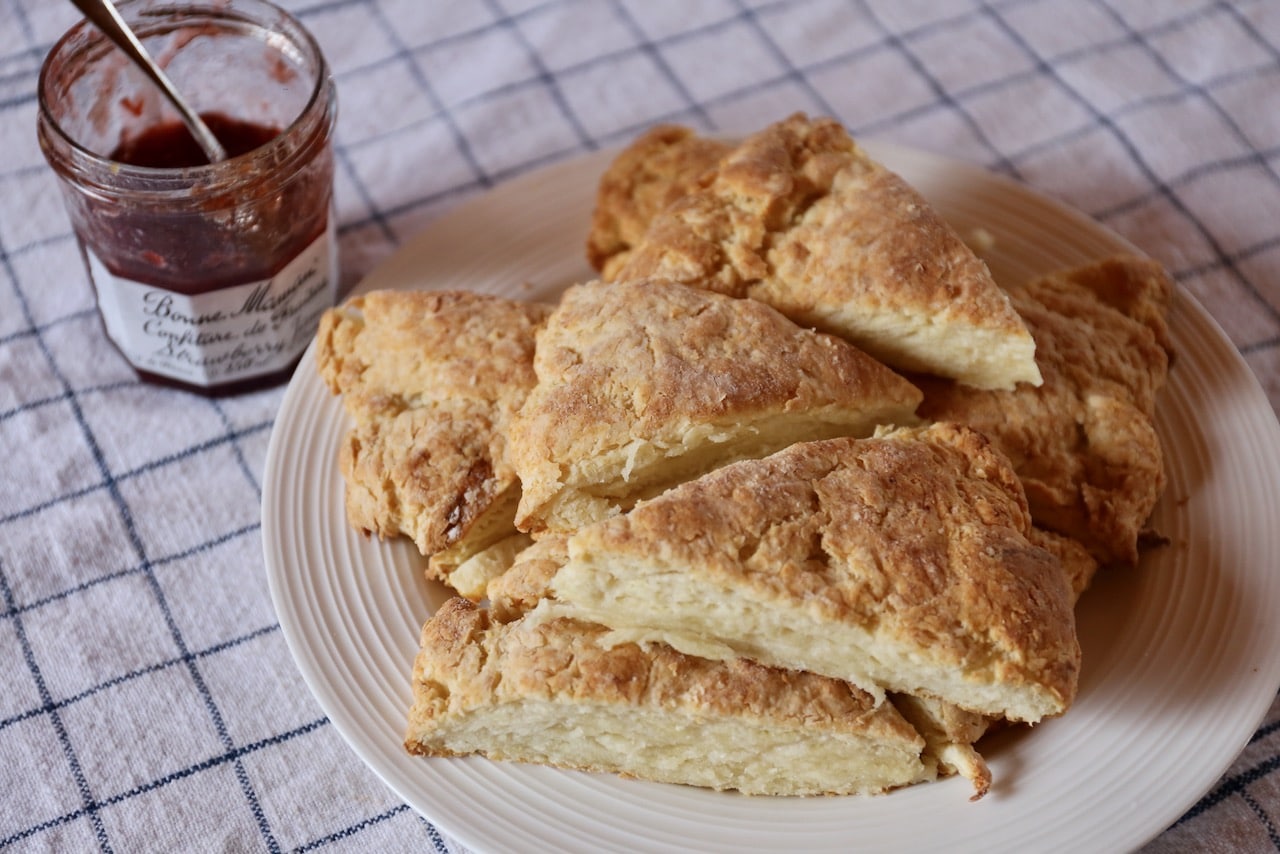 Serve Cottage Cheese Scones with your favourite jam.