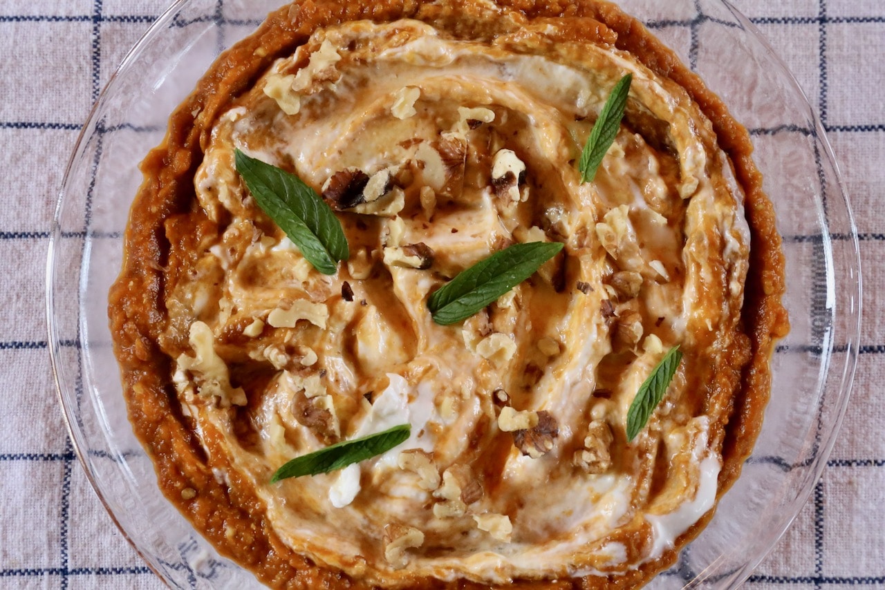 Kashke Bademjan Persian Eggplant Dip Recipe