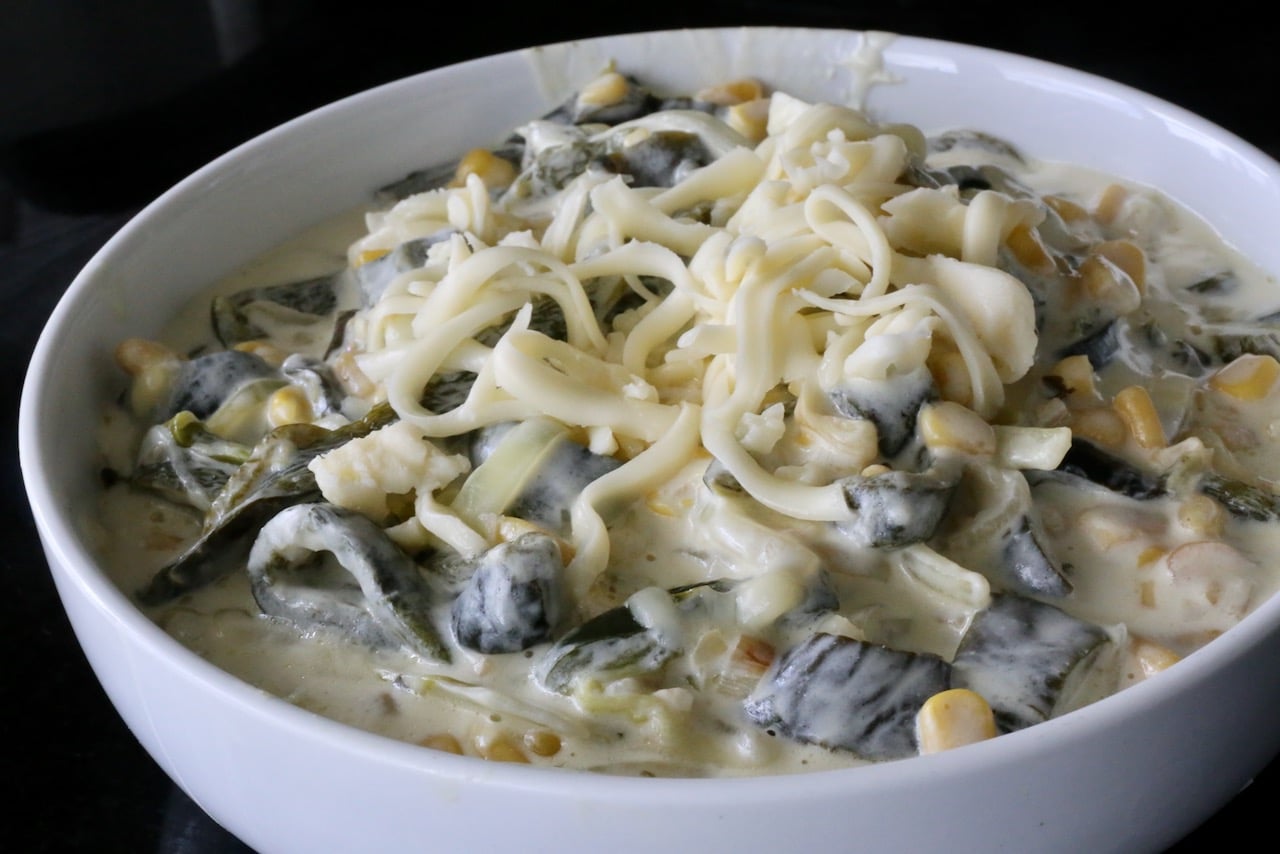 Rajas con Crema Photo Image.