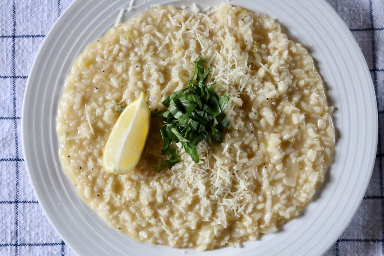 Creamy Italian Risotto al Limone Recipe