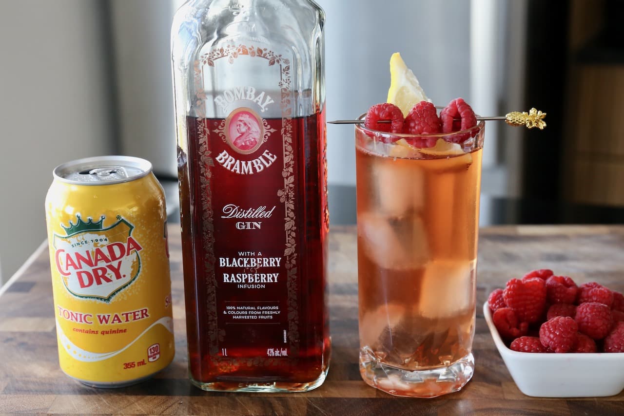 We love serving this Bombay Bramble Gin recipe during the summer when berries are in season.