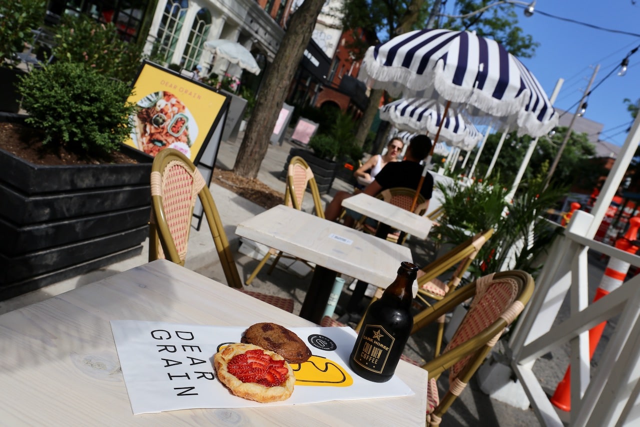 Dear Grain is a sourdough bakery and cafe on Ossington Avenue. 