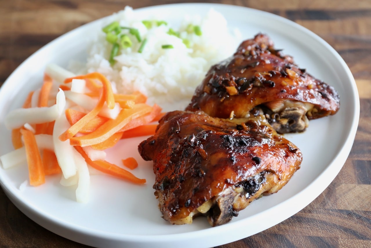 Spice up your chicken dinner game by flavouring thighs with our delicious Vietnamese-inspired marinade.