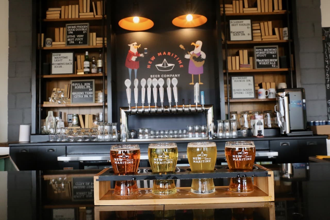 New Maritime Beer Company is the only brewery in Miramichi.