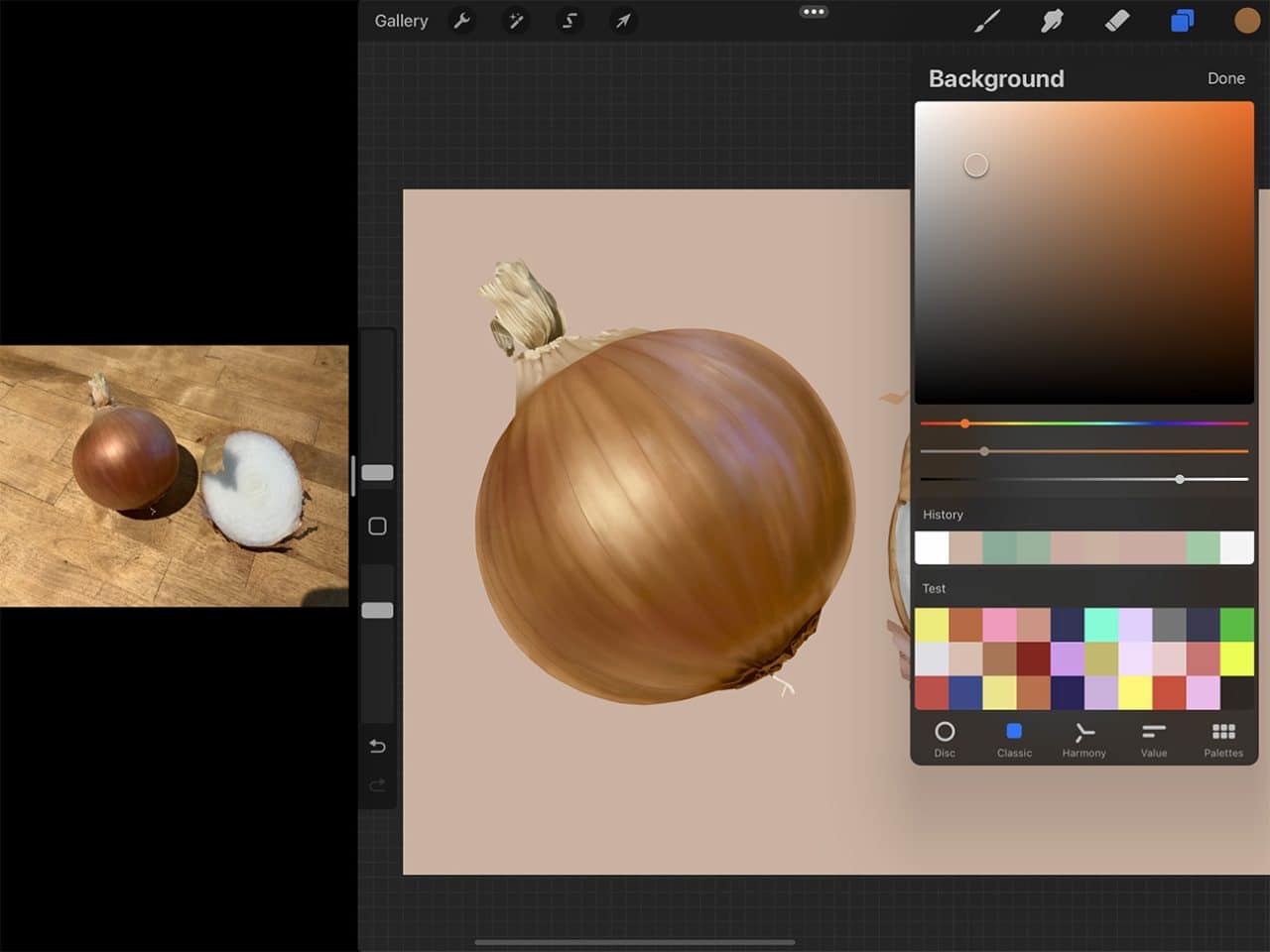 Chose a background colour that compliments your subject.