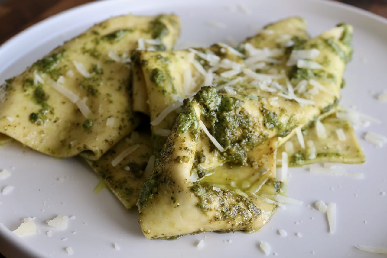Serve Mandilli sprinkled with grated parmesan cheese. 